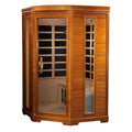 Dynamic Heming Elite 2-person corner Hemlock infrared sauna