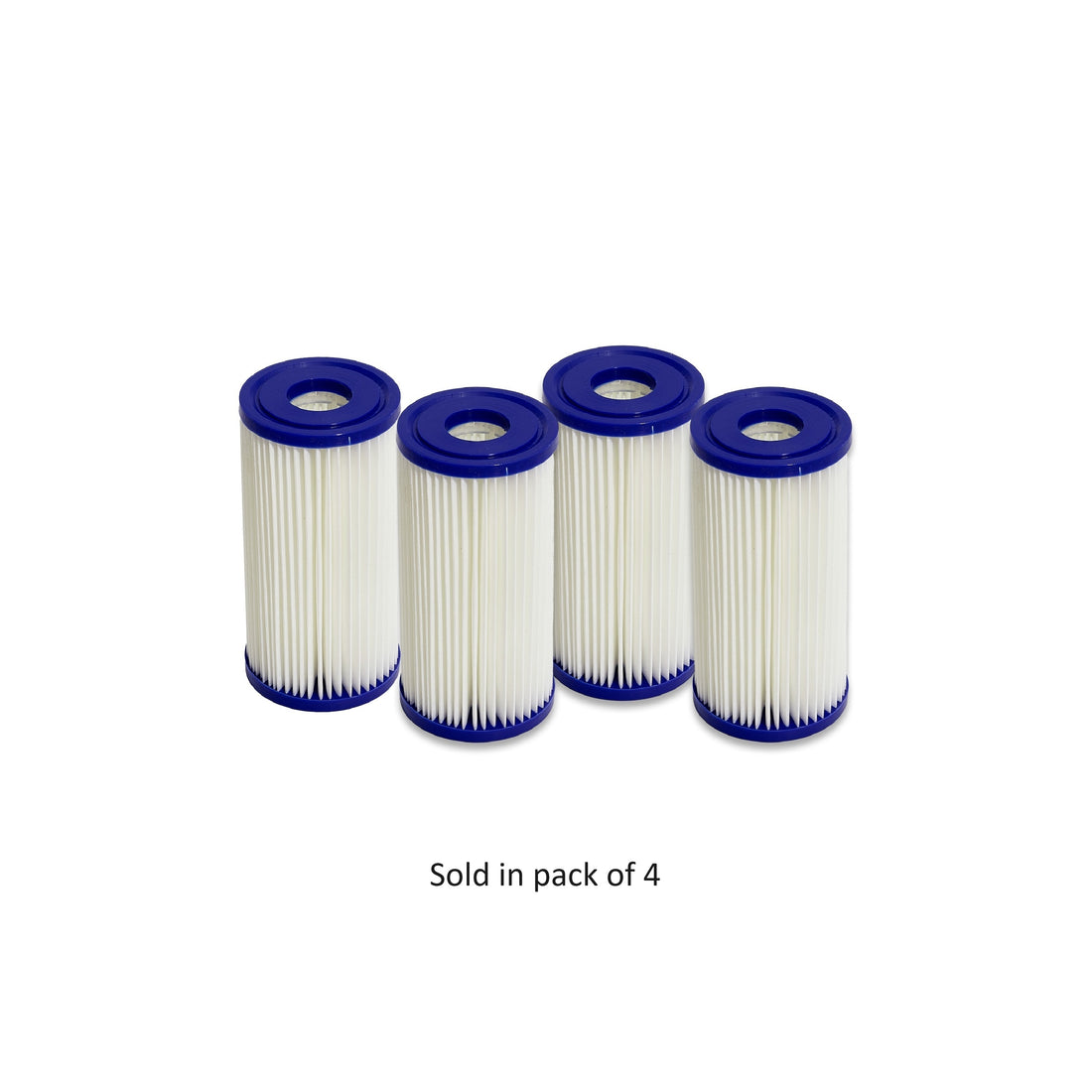 DCT 5x2.5 20 Micron Chiller Filters (4-Pack) on a white background