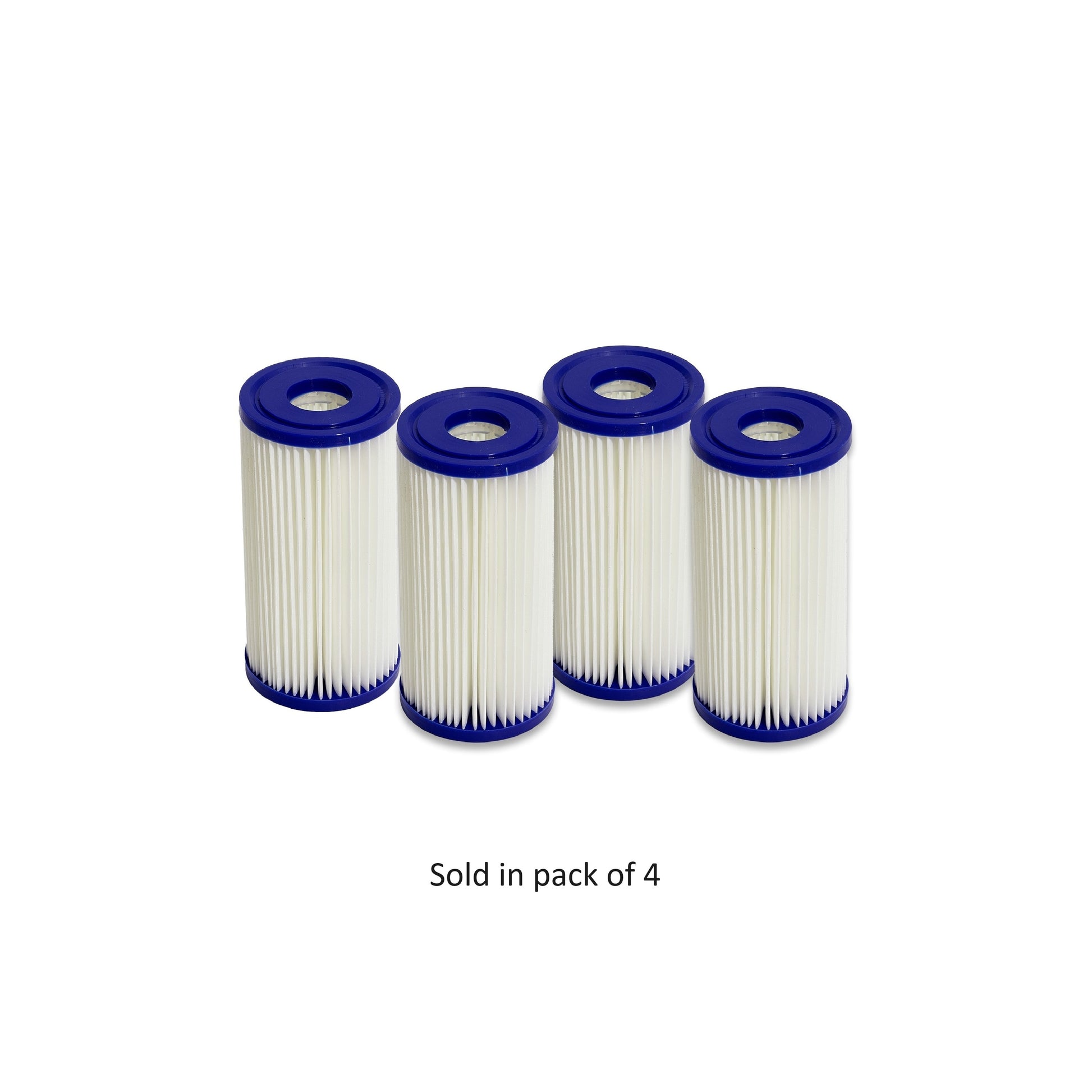 DCT 5x2.5 20 Micron Chiller Filters (4-Pack) on a white background