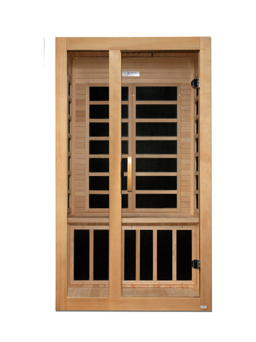 Dynamic Gracia Elite 1-2-person Ultra Low EMF (Between 3-5MG) FAR Infrared Sauna (Canadian Hemlock) - DYN-6119-01 Elite