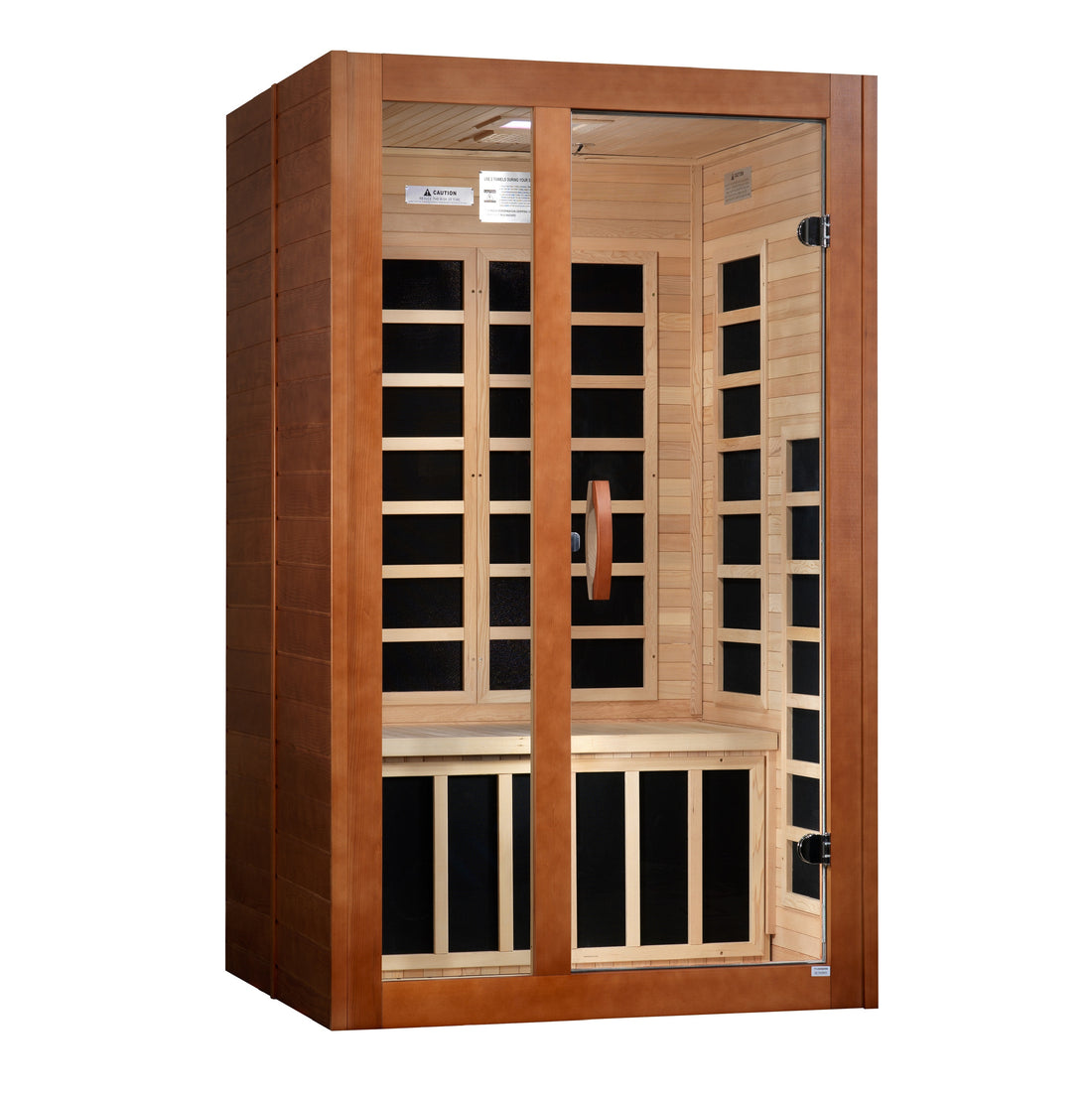 Dynamic Santiago Elite 2-Person Hemlock Infrared Sauna