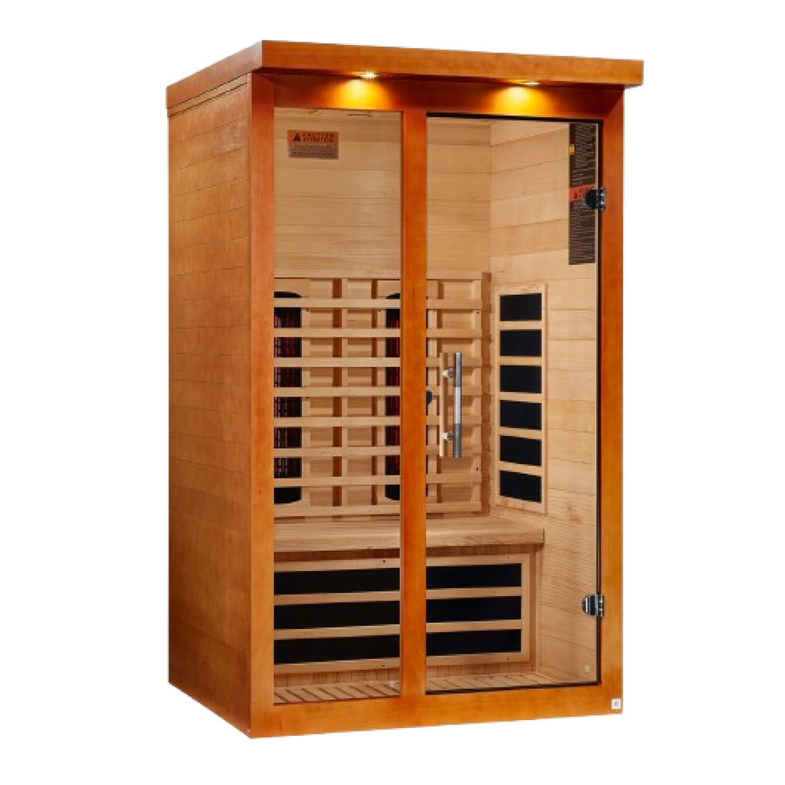 Dynamic Llumeneres 2-Person Full Spectrum Near Zero EMF (Under 3MG) FAR Infrared Sauna (Canadian Hemlock) - DYN-6215-03 FS