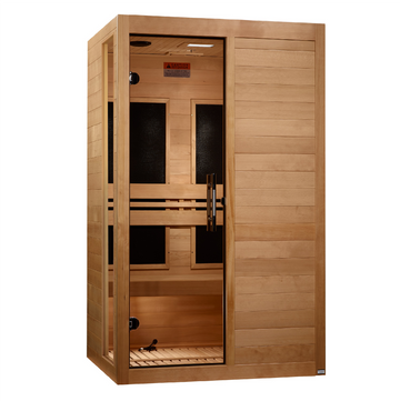Dynamic Lucca Elite 2-person Hemlock infrared sauna