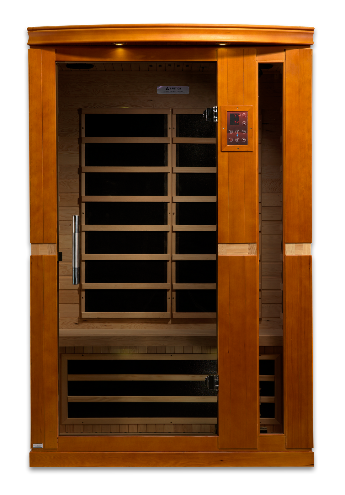 Dynamic Vittoria Elite 2-person infrared sauna Hemlock wood