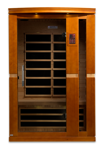 Dynamic Vittoria Elite 2-person infrared sauna Hemlock wood