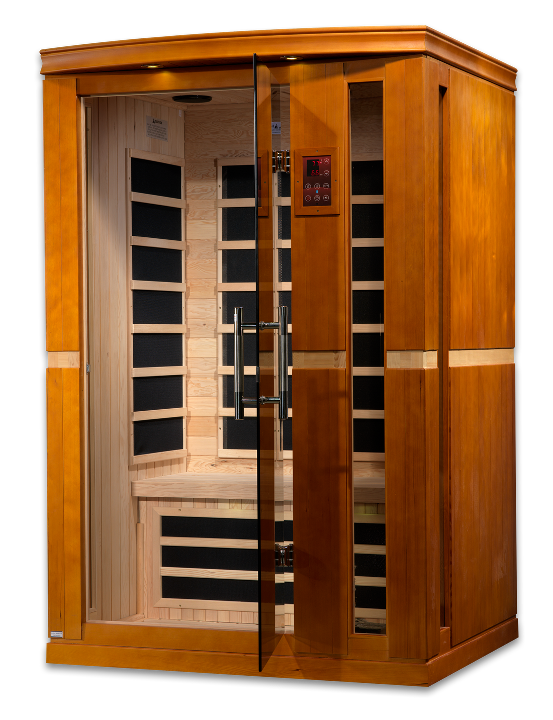 Dynamic Vittoria Elite 2-person infrared sauna Hemlock wood