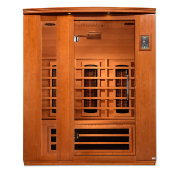 Dynamic Lugano 3-Person Full Spectrum Near Zero EMF (Under 3MG) FAR Infrared Sauna (Canadian Hemlock) - DYN-6336-03 FS
