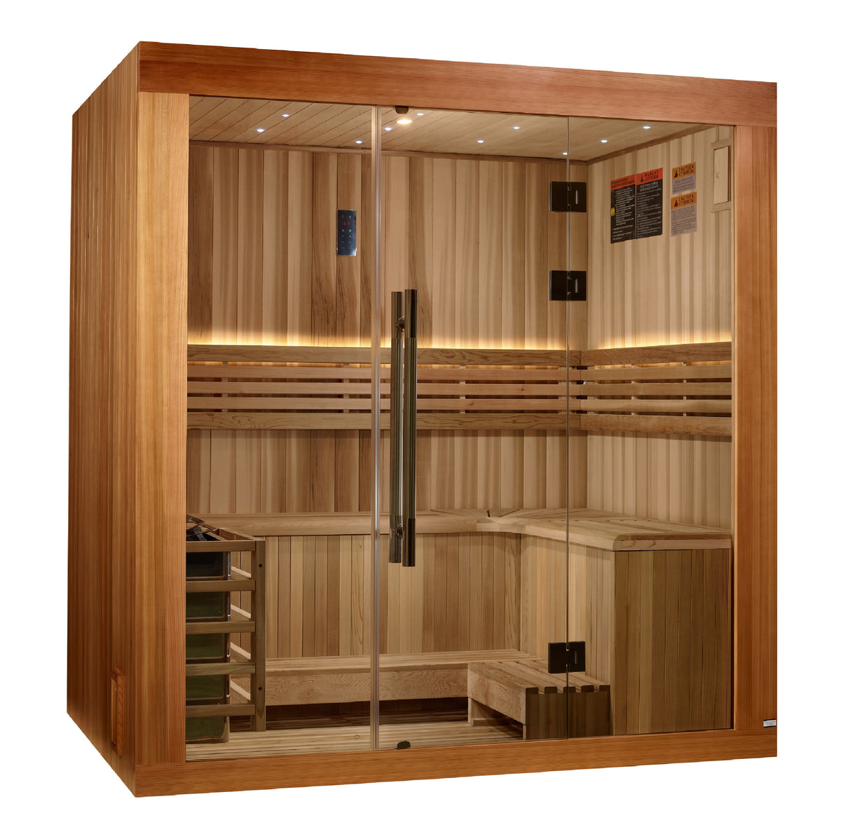 Golden Designs "Copenhagen" 3 Person Traditional Indoor Sauna (GDI-7389-02)