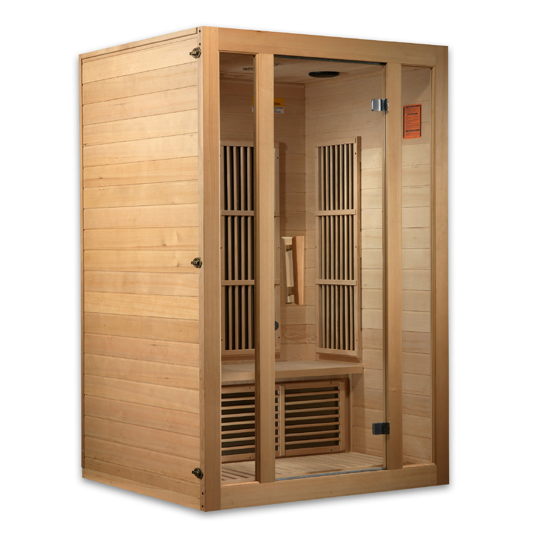 Maxxus Seattle 2-Person Near Zero EMF (Under 3MG) FAR Infrared Sauna (Canadian Hemlock) - MX-J206-01-ZF