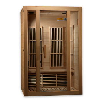 Maxxus Seattle 2-Person Near Zero EMF (Under 3MG) FAR Infrared Sauna (Canadian Hemlock) - MX-J206-01-ZF