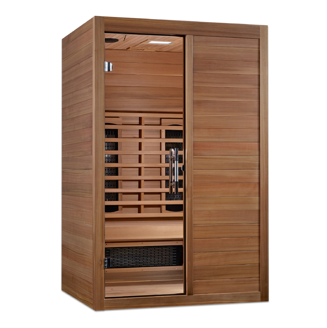 Maxxus S-Line Yoga 2-Person Full Spectrum Infrared Sauna (Pacific Cedar)(MX-S206-01-FS-PC)